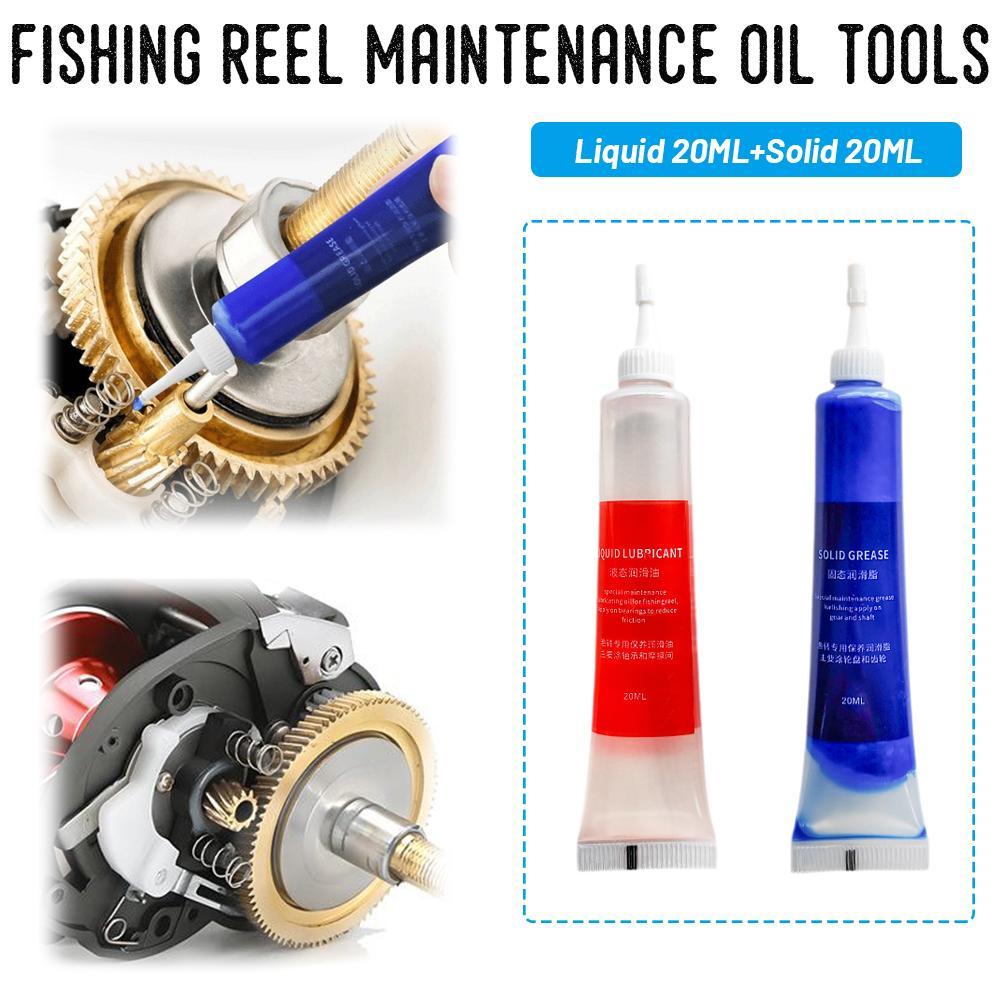 Reel Grease - Protective Grease (20ml) + Lubricant Oil