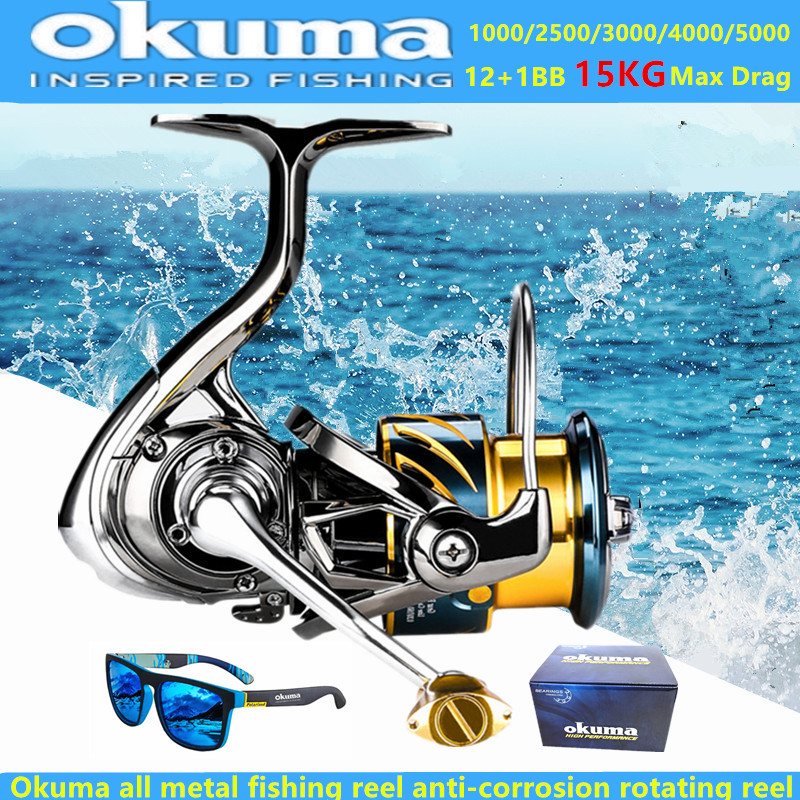 Okuma all metal fishing reel 1 – обзор и цена Trolling Reel