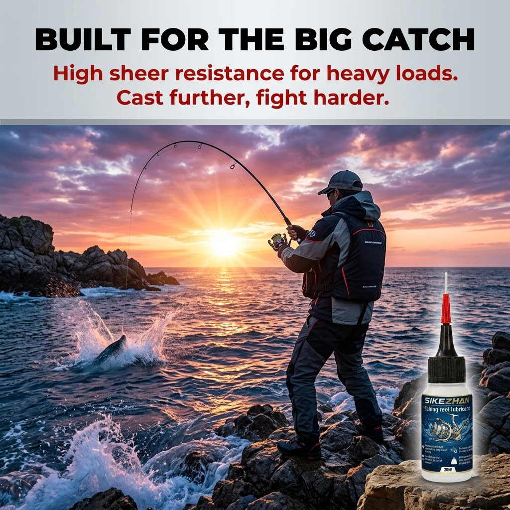 Fishing Reel Oil and Grease Lu – обзор и цена Reel Lubricant