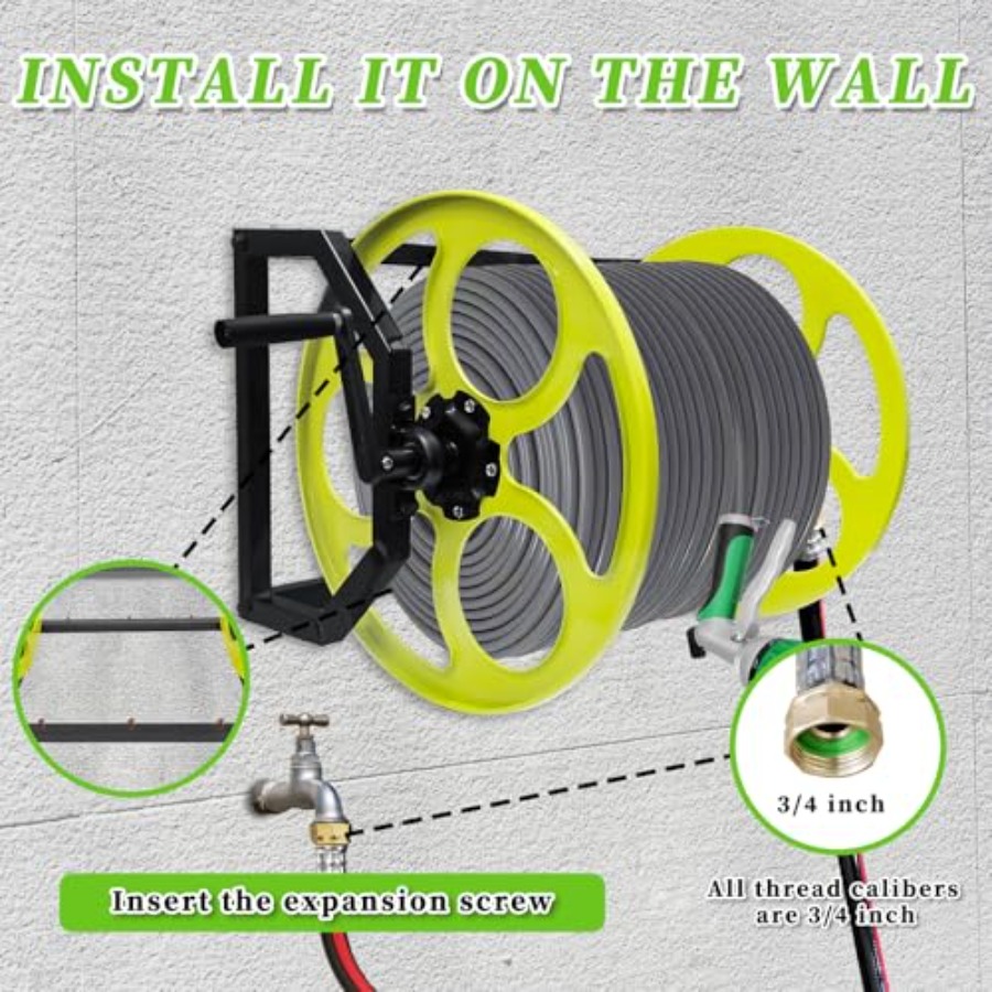 Heavy Duty Garden Hose Reel wi – обзор и цена Reel Handle