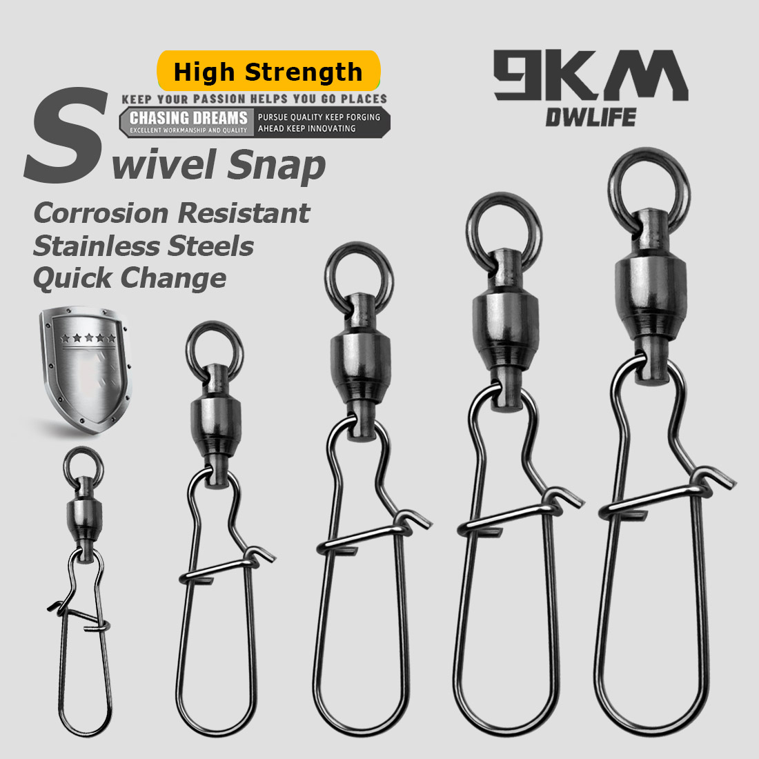 9KM 10PCS Ball Bearing Swivel  – обзор и цена Baitcasting Reel