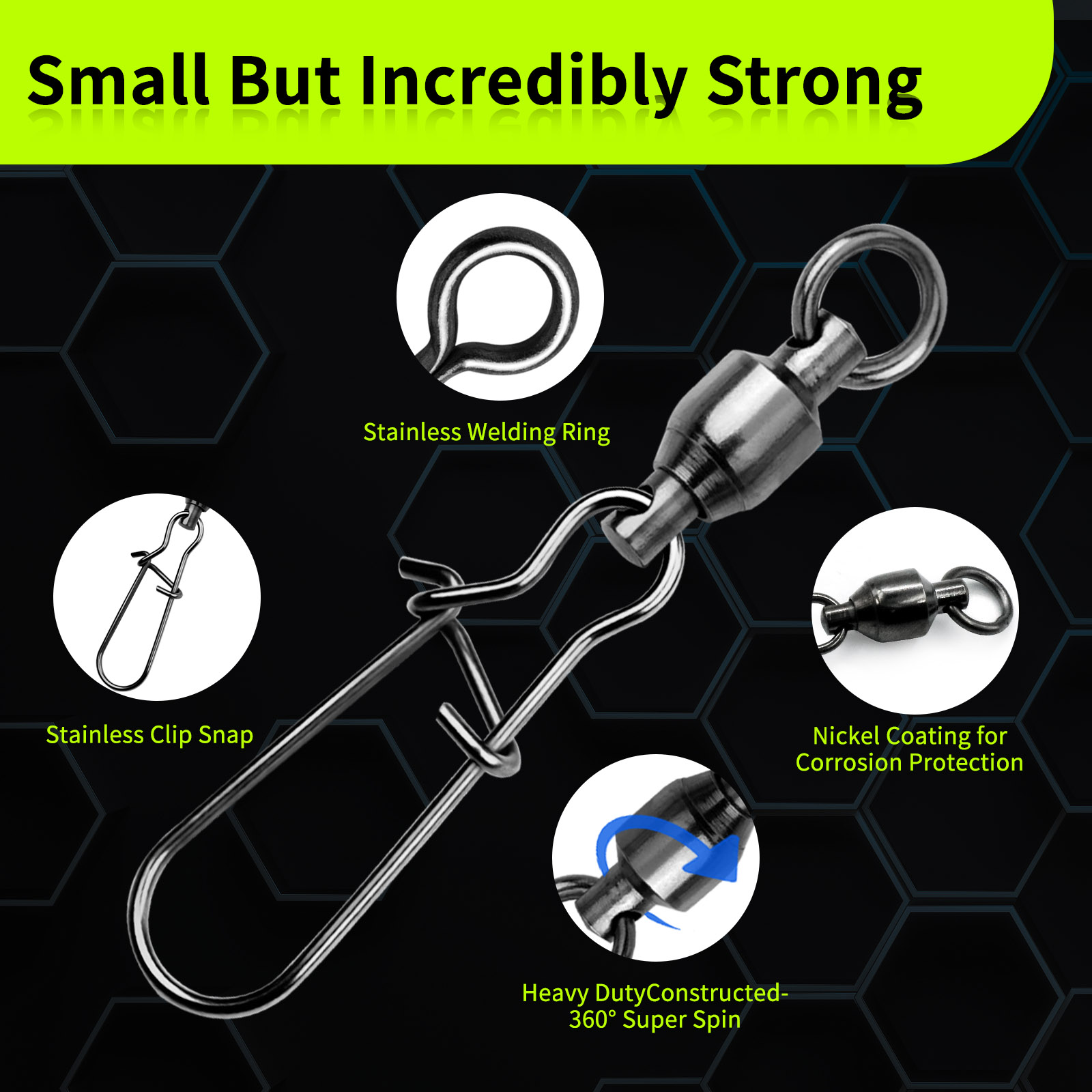 9KM 10PCS Ball Bearing Swivel  – обзор и цена Baitcasting Reel
