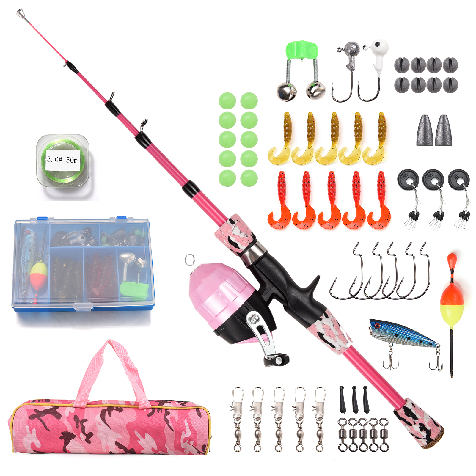 Kids Fishing Rod and Reel Comb – обзор и цена Spincast Reel