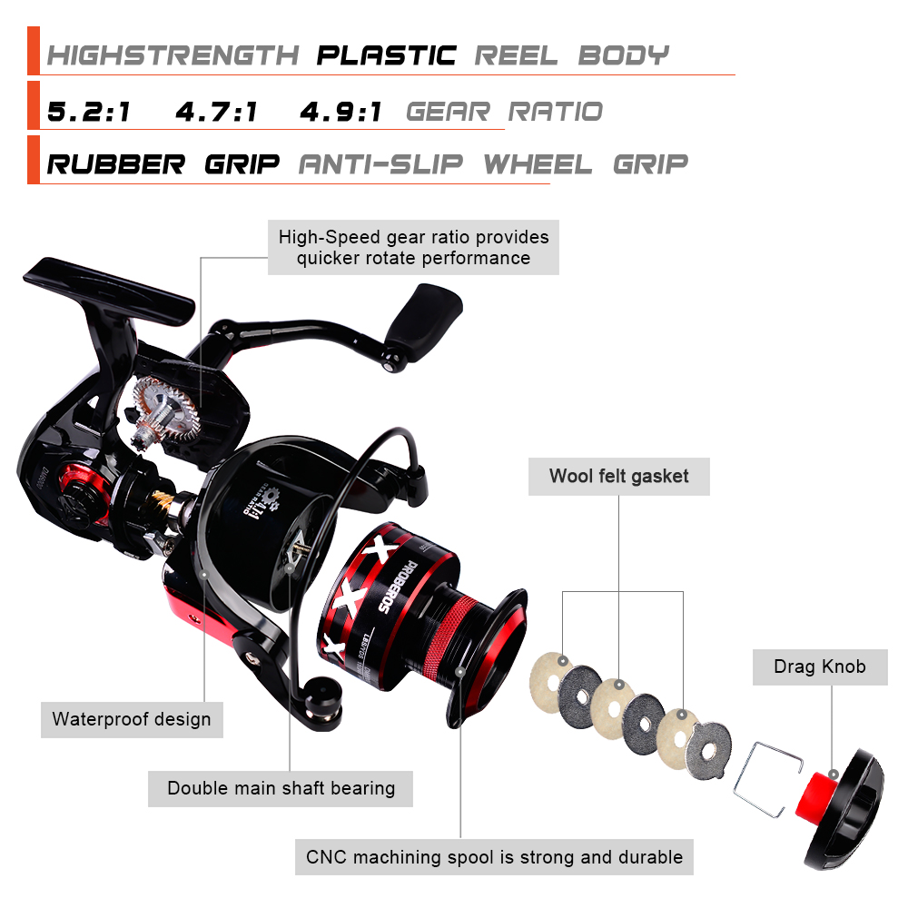 PROBEROS Spinning Reel 9-23KG  – обзор и цена Reel Spare Spool