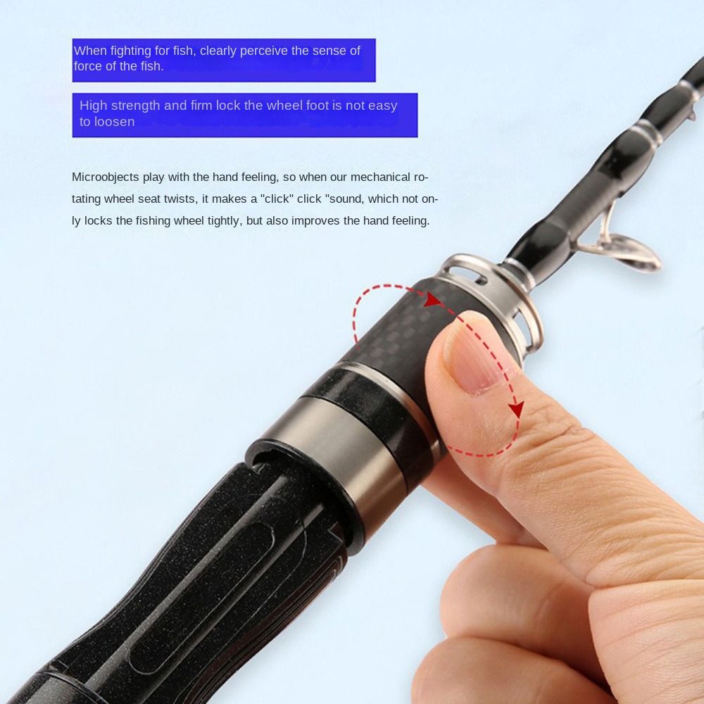 1.5m-1.8m Fishing Pole Rod Set – обзор и цена Spincast Reel