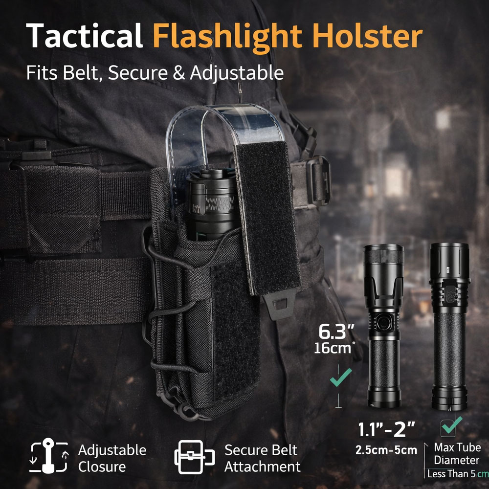 Tactical Flashlight Pouch Hols – обзор и цена Reel Bag
