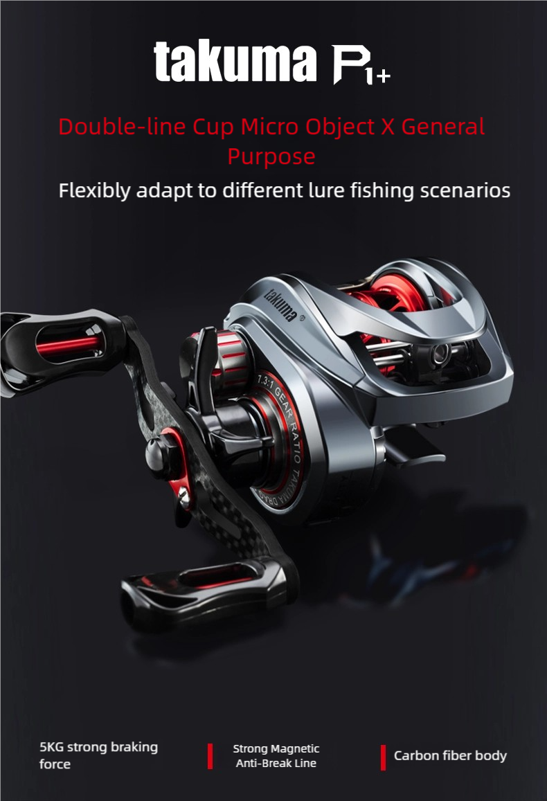 P1 Casting Reel, 7.3:1 Gear Ra – обзор и цена Reel Handle