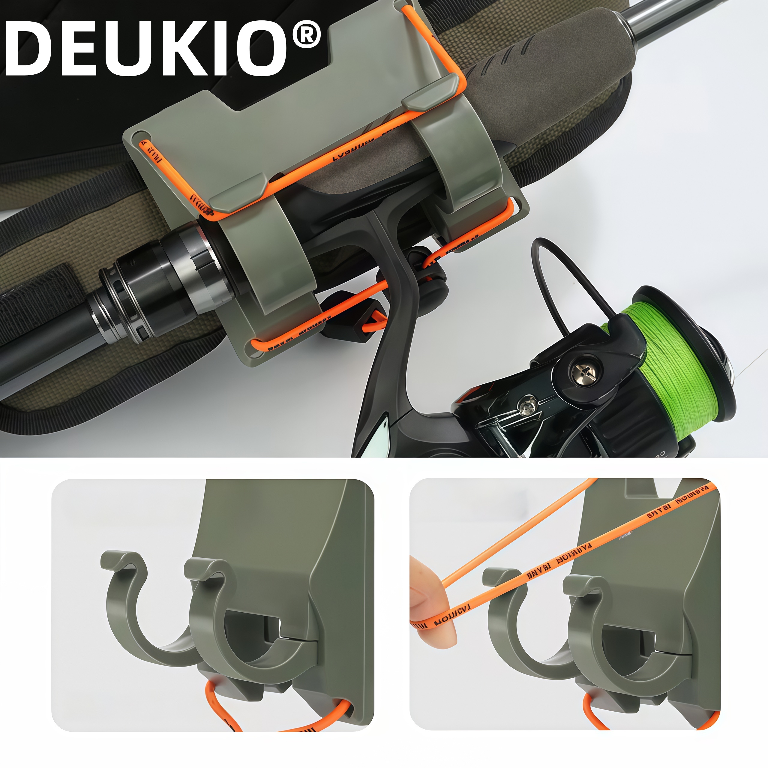 DEUKIO Outdoor Belt Clip Rod H – обзор и цена Spinning Reel