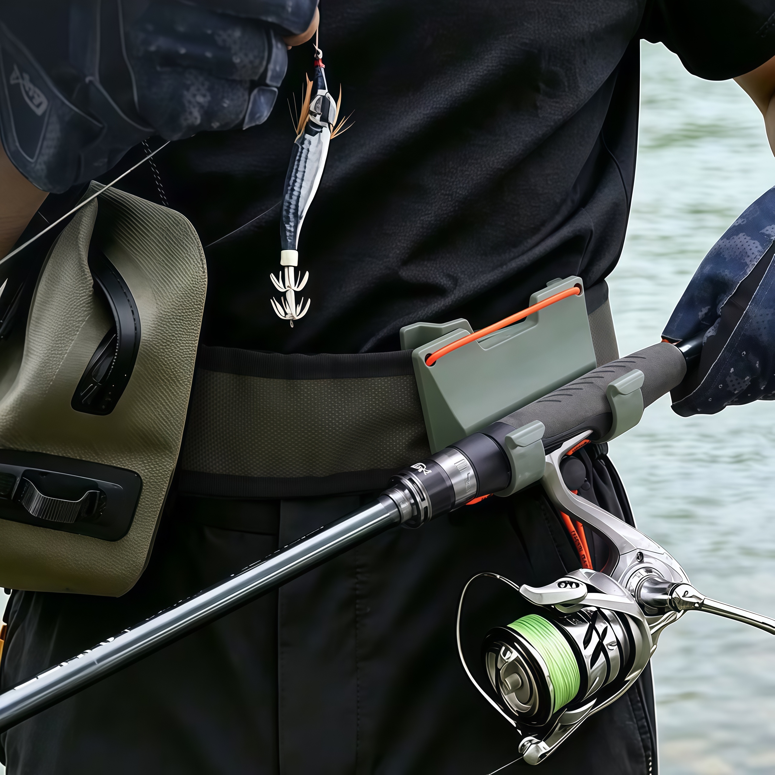 DEUKIO Outdoor Belt Clip Rod H – обзор и цена Spinning Reel
