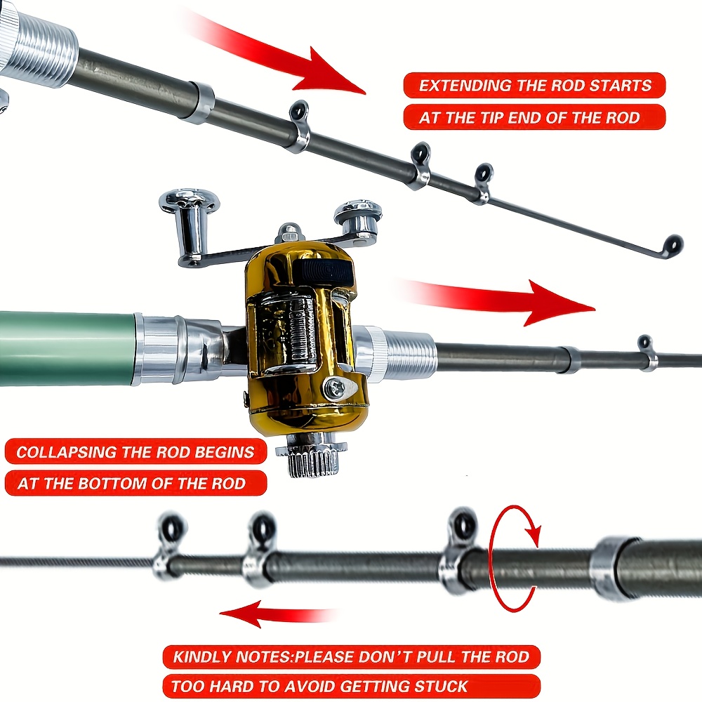 Pocket Ice Fishing Rod & Reel  – обзор и цена Ice Fishing Reel