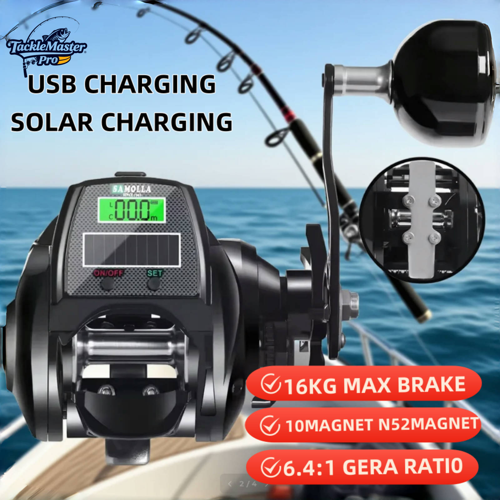Heavy Duty Electric Fishing Re – обзор и цена Ice Fishing Reel