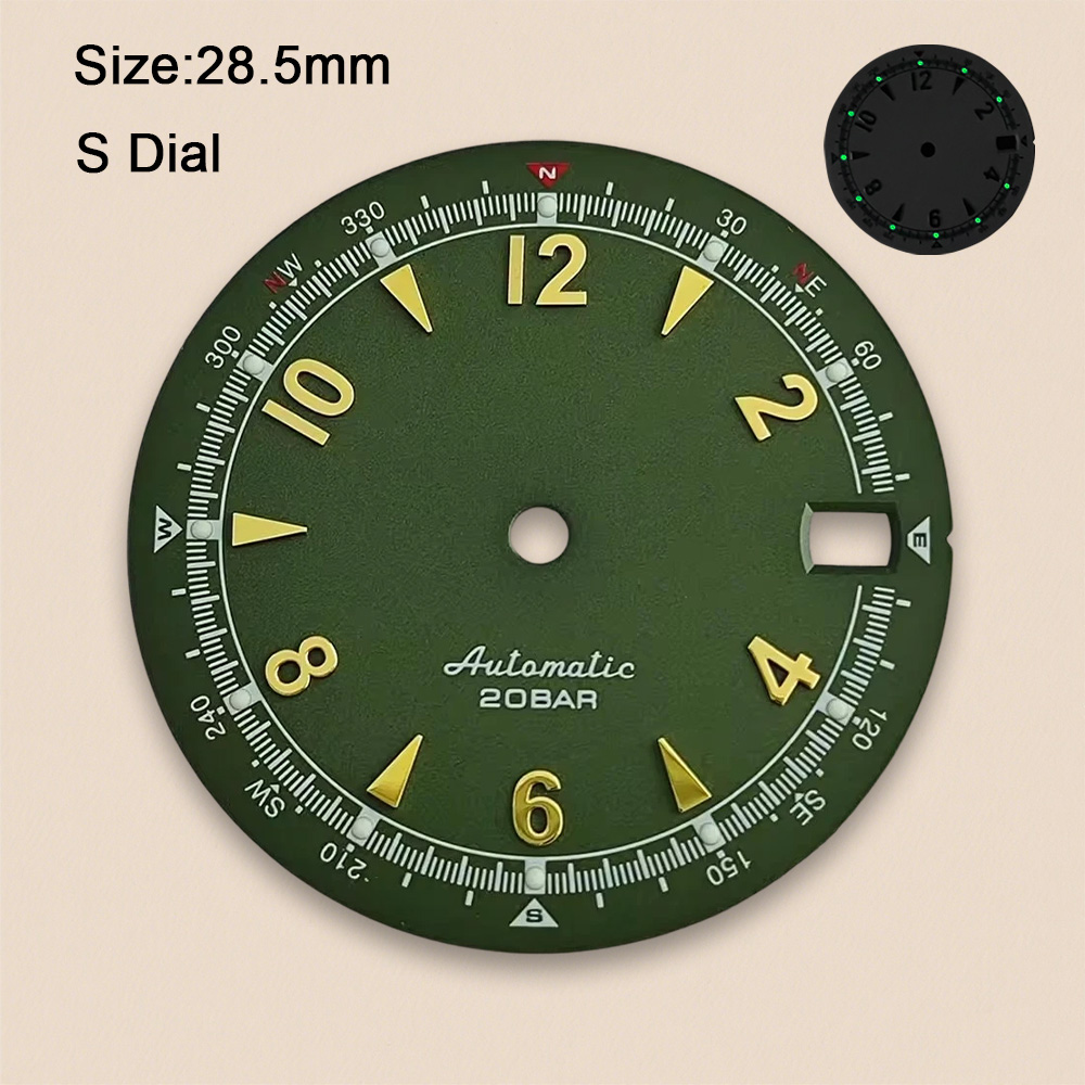 Nh35 Dial S Logo 28.5mm Retro  – обзор и цена Reel Case