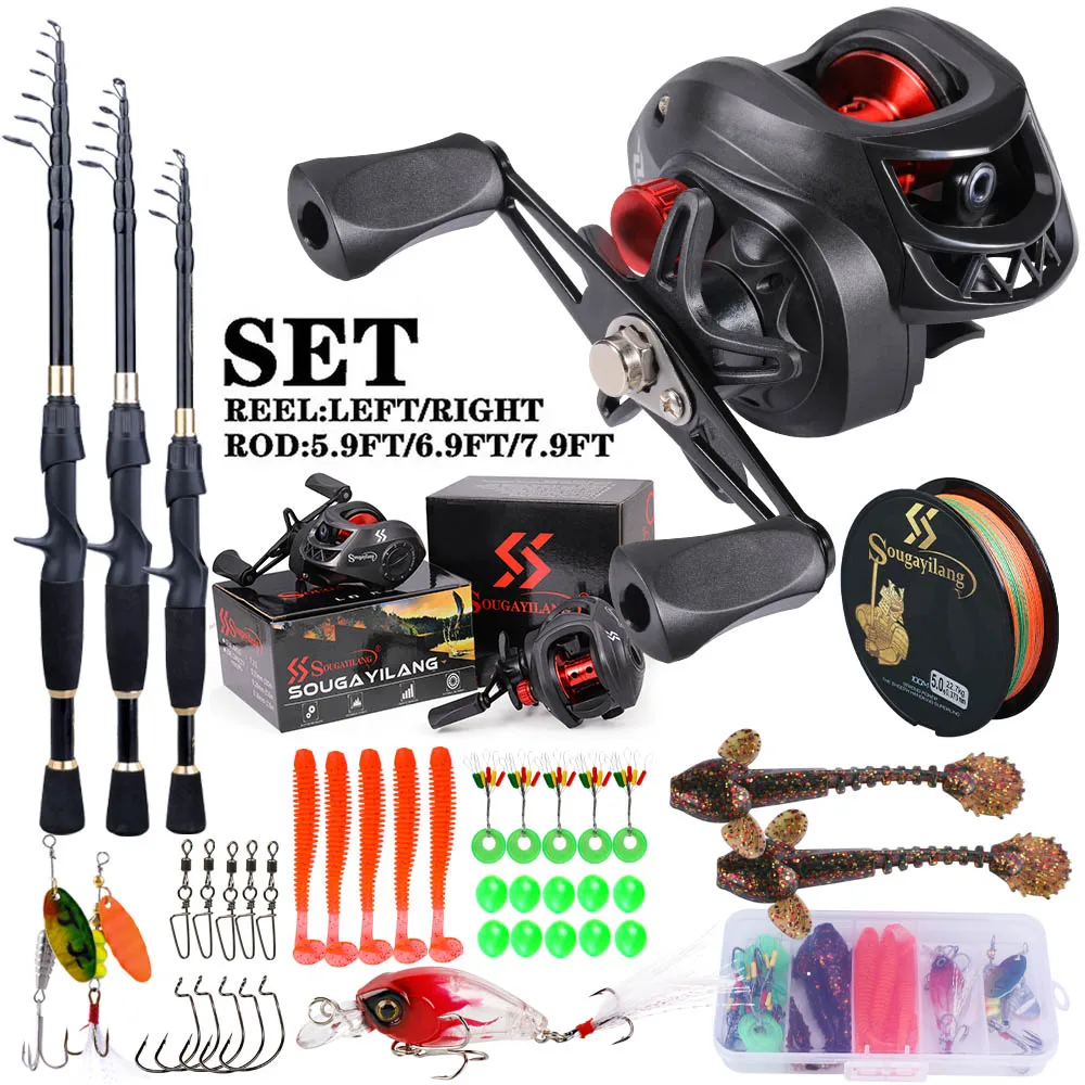 Sougayilang Fishing Rod and Re – обзор и цена Spincast Reel