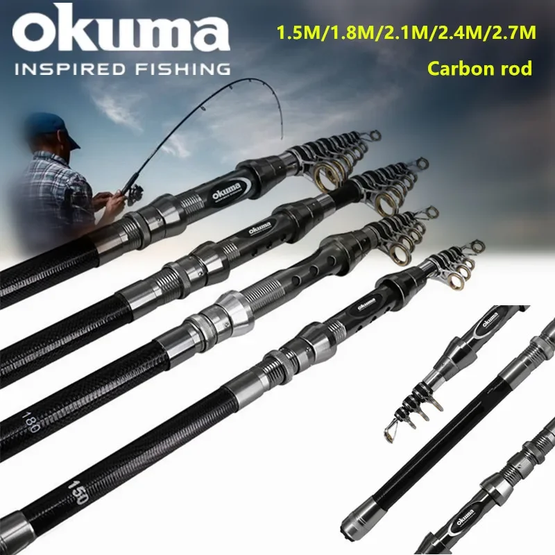 OKUMA New Carbon Rock Rod 1.5M – обзор и цена Surf Reel