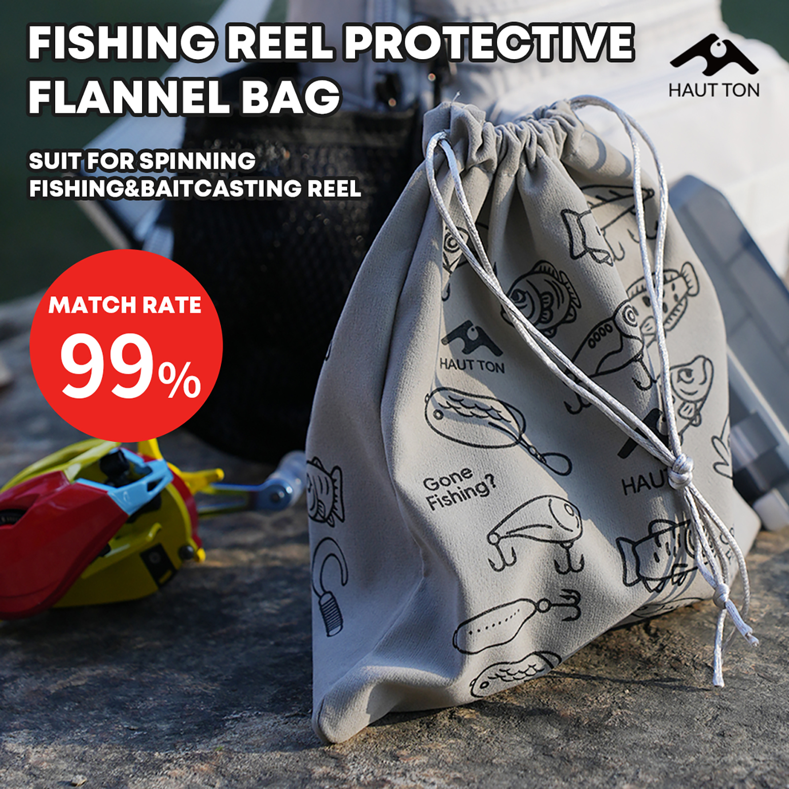 HAUT TON Fishing Reel Protecti – обзор и цена Trolling Reel