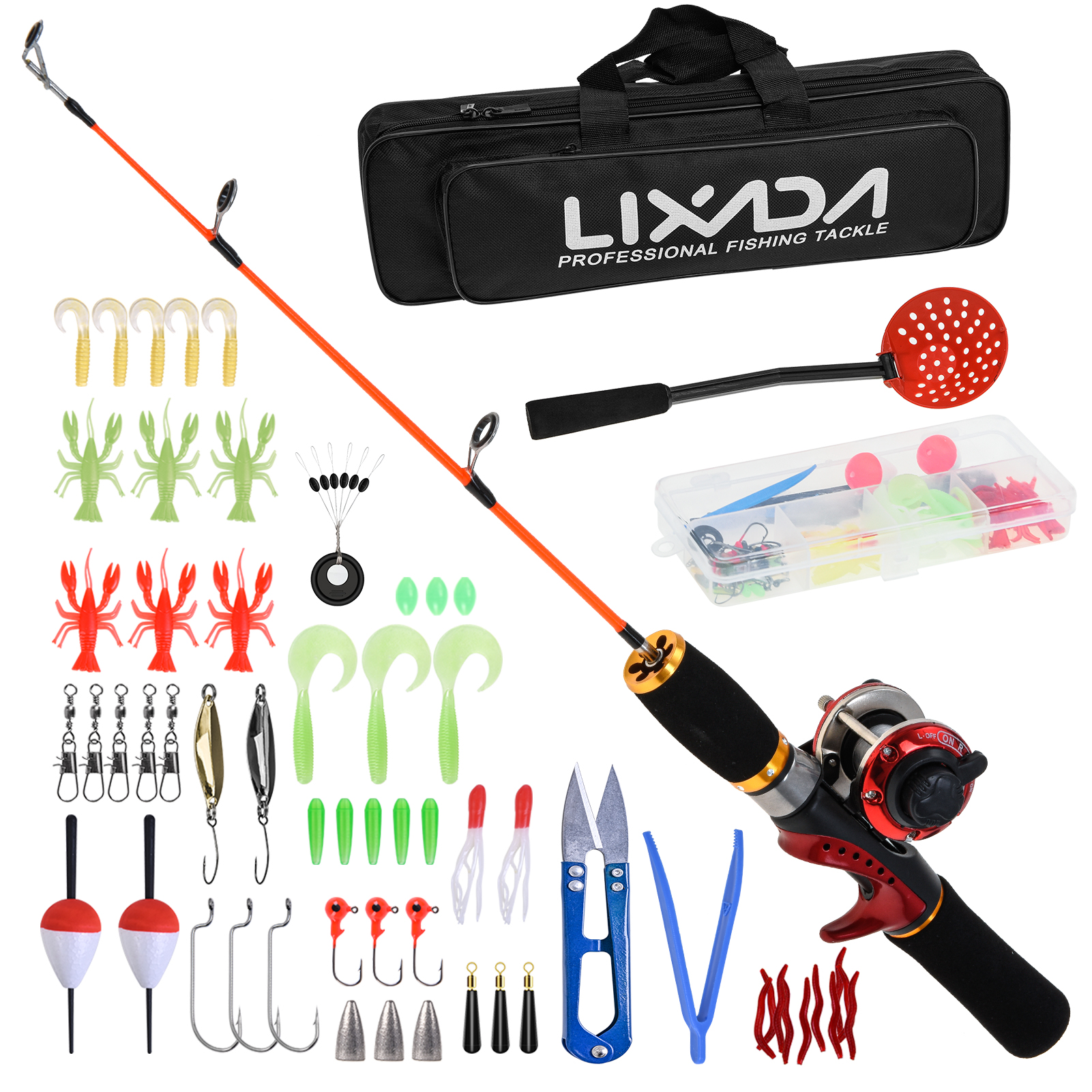 NEW Lixada Ice Fishing Rod Ree – обзор и цена Ice Fishing Reel